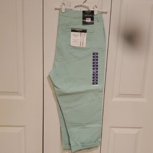 Nine West Light Green Capri Pants